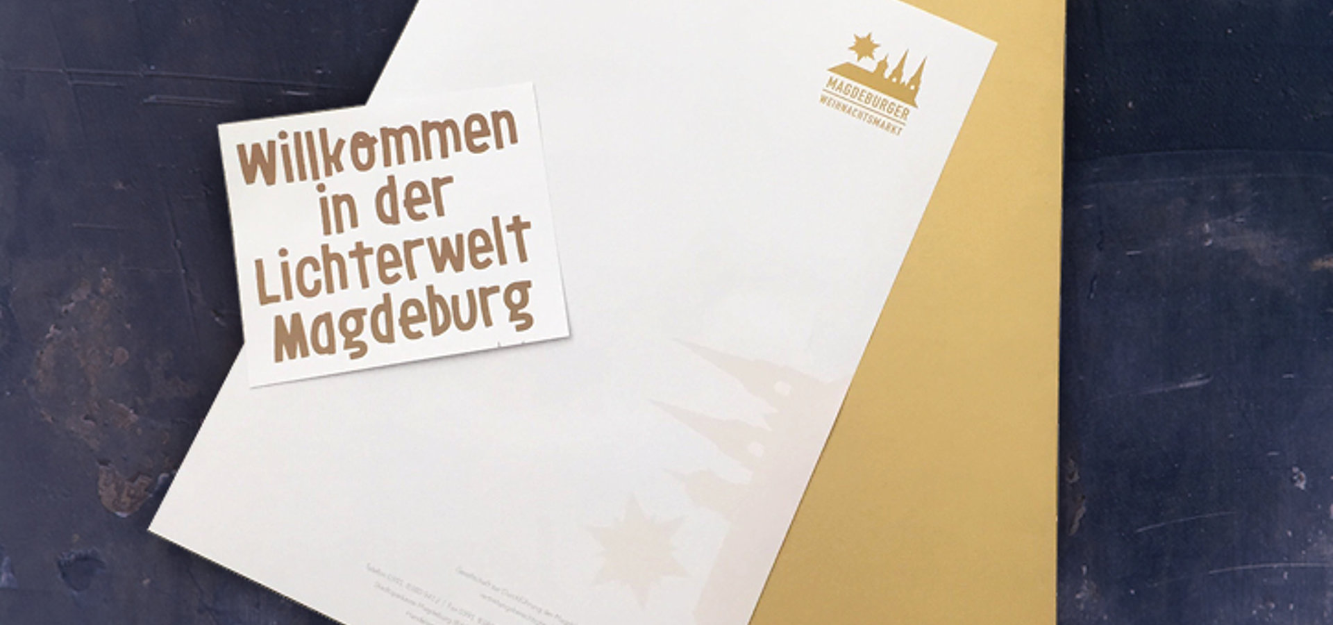 Geschäftsausstattung: Briefbogen Magdeburger Weihnachtsmarkt