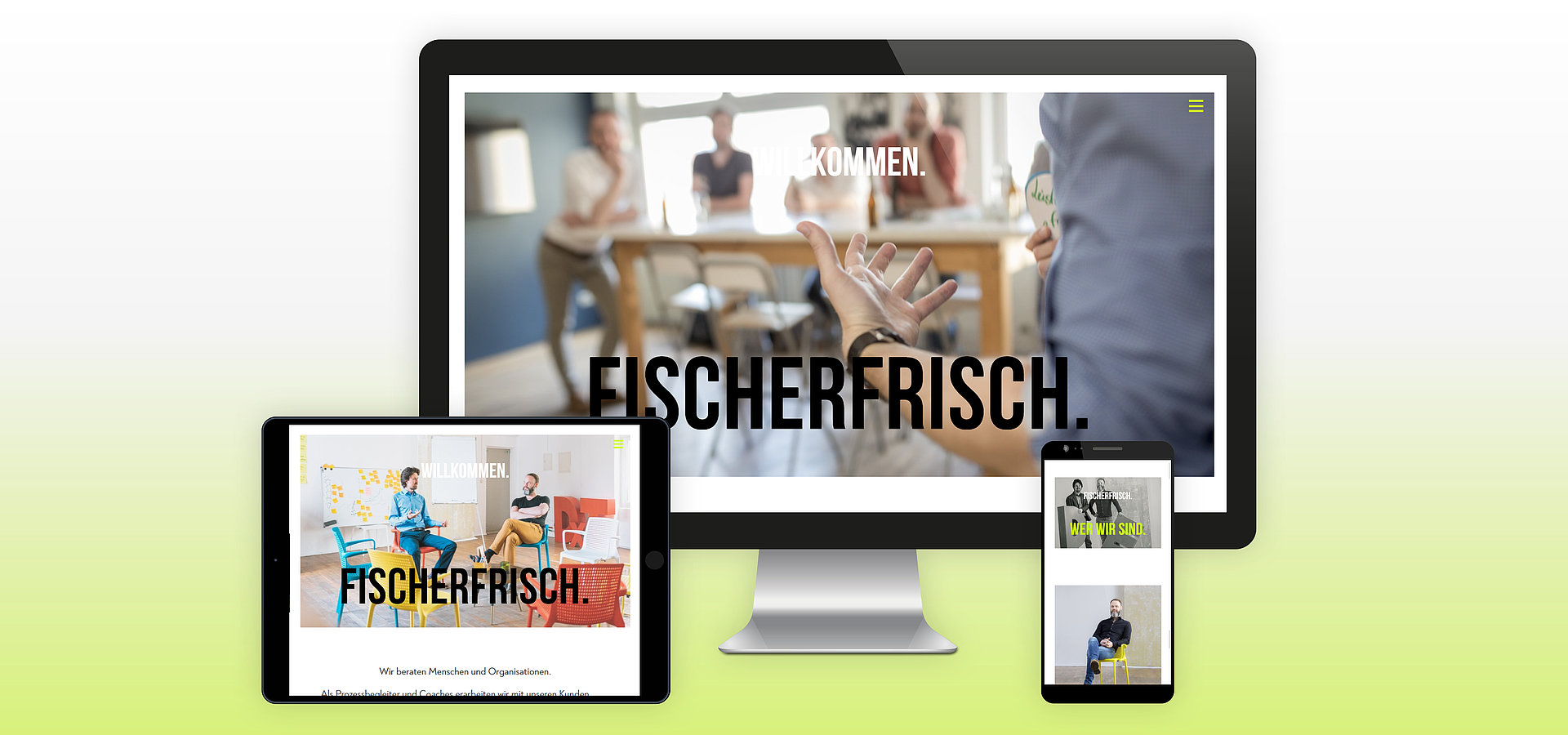 TYPO3 Webdesign: TYPO3 CMS Webdesign für die FischerFrisch GmbH