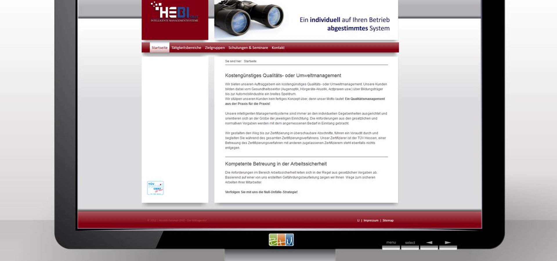 Webdesign: Webdesign für Hebi-Celle GbR / 2011