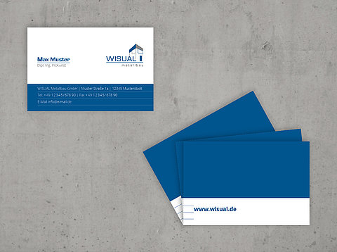 Geschäftsausstattung: Visitenkarten für minimal windows / 2014