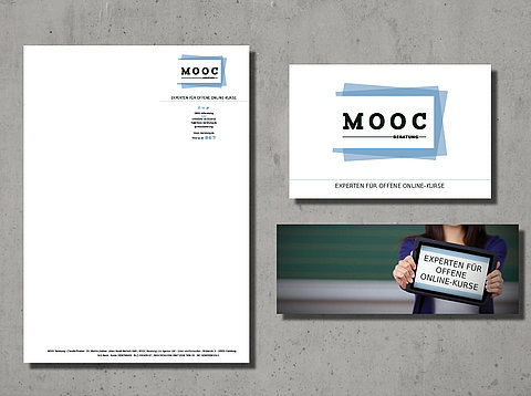 Grafikdesign: Geschäftsausstattung für die MOOC-Beratung Hamburg / 2013