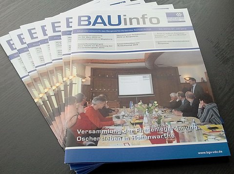 Corporate Publishing: BAUinfo 4 - 2013 für den Baugewerbeverband Sachsen-Anhalt e. V. / 2013