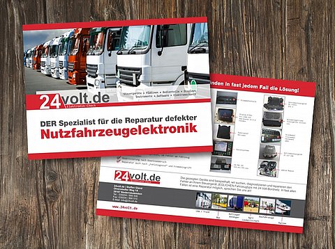 Zeitungsanzeigen: Beileger für die Fachzeitschrift der 24volt.de / 2013