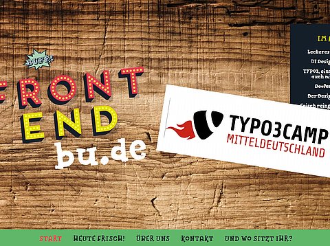 TYPO3: Projekt Frontendbu.de auf dem TYPO3 Camp Mitteldeutschland in Dresden